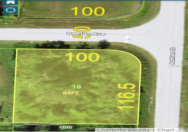 Photo 2 of Land for sale at 20319 Benton Ave, Port Charlotte, FL 33952 | MLS# C7528822 | Listing updated on 2026-08-18