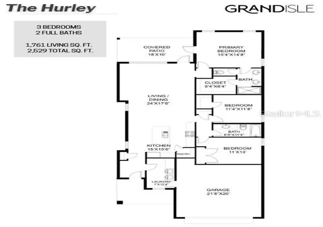 3rd image of 3780 Watercliff Cir, Grand Island, FL 32735 | MLS# O6433693