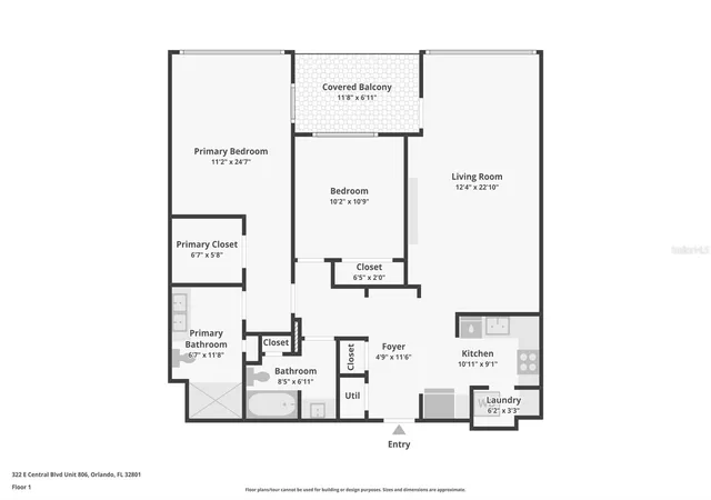 35th image of 322 E Central Blvd #806, Orlando, FL 32801 | MLS# O6434038