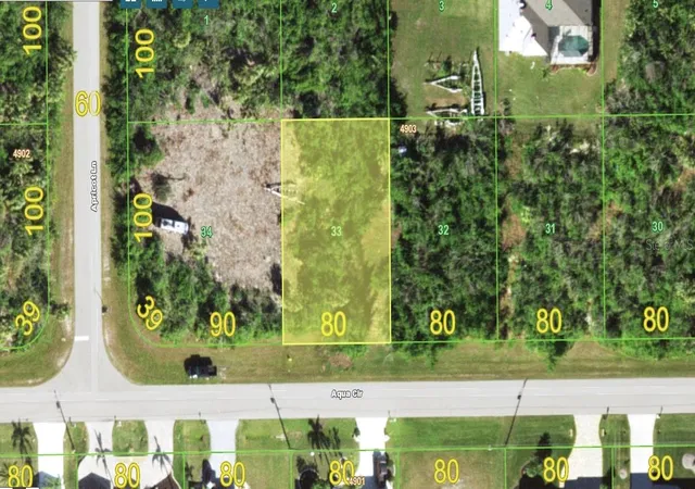 Photo 1 of Land for sale at 15865 Aqua Cir, Port Charlotte, FL 33981 | MLS# A4703162 | Listing updated on 2026-08-18
