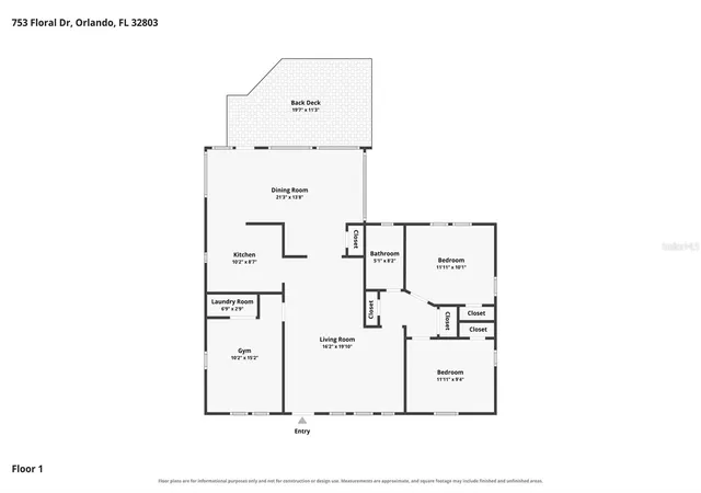 13th image of 753 Floral Dr, Orlando, FL 32803 | MLS# O6434379