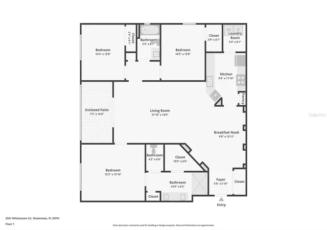 30th image of 3341 Whitestone Cir #108, Kissimmee, FL 34741 | MLS# O6435112
