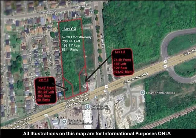 Photo 3 of Land for sale at 11745 Chef Menteur Hwy, New Orleans, LA 70129 | MLS# 2542884 | Listing updated on 2026-08-24