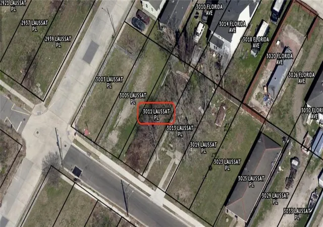 Photo 1 of Land for sale at 3011 Laussat Pl, New Orleans, LA 70117 | MLS# 2546261 | Listing updated on 2026-08-11