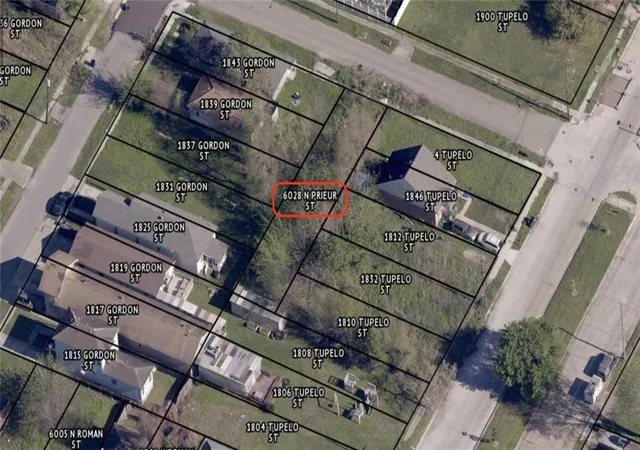 Photo 1 of Land for sale at 6028 N Prieur St, New Orleans, LA 70117 | MLS# 2546244 | Listing updated on 2026-08-11