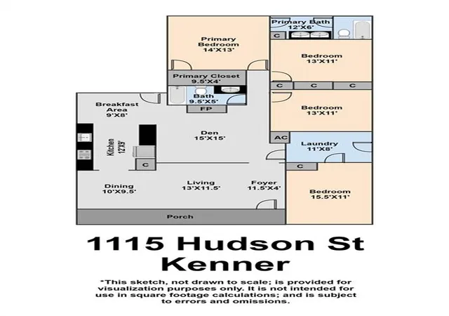 Photo 40 of Single family home for sale at 1115 Hudson St, Kenner, LA 70062 | MLS# 2549704 | Listing updated on 2026-08-09