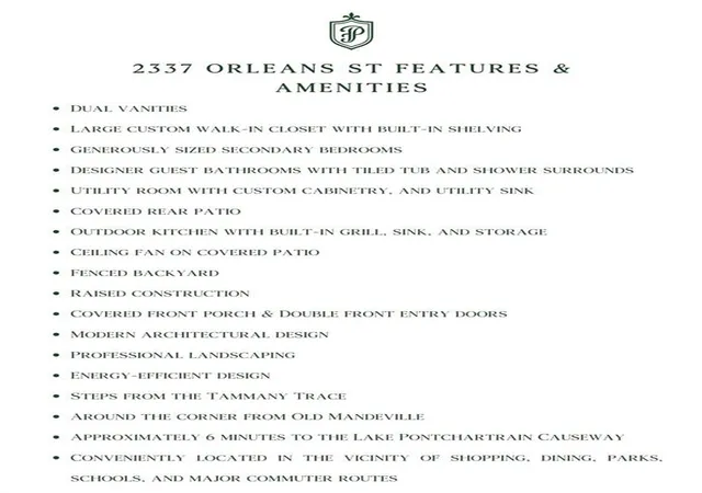Photo 28 of Single family home for sale at 2337 Orleans St, Mandeville, LA 70448 | MLS# 2564278 | Listing updated on 2026-08-08
