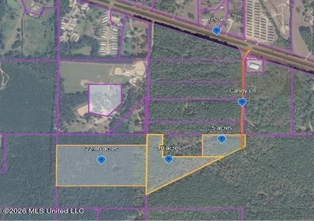 Photo 1 of Land for sale at Candy Ln, Mc Comb, MS 39648 | MLS# 2571412 | Listing updated on 2026-08-07