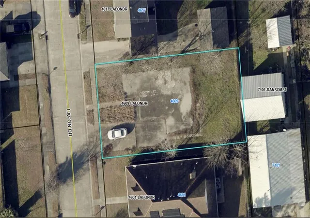 Photo 1 of Land for sale at 4609 Lafon Dr, New Orleans, LA 70126 | MLS# 2572072 | Listing updated on 2026-08-14