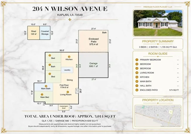 Photo 2 of Single family home for sale at 204 N Wilson Ave, Kaplan, LA 70548 | MLS# 2572424 | Listing updated on 2026-08-14