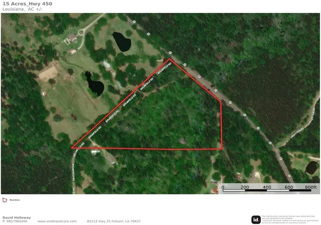 Photo 1 of Land for sale at 15 Acres Hwy 450, Folsom, LA 70437 | MLS# 2572172 | Listing updated on 2026-08-15