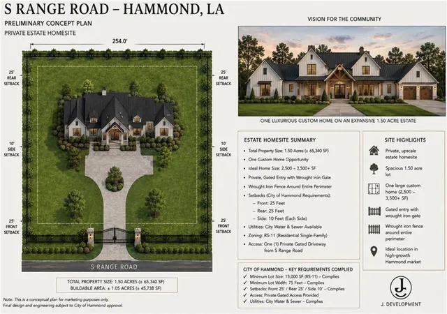 Photo 9 of Land for sale at 1310 S Range Rd, Hammond, LA 70403 | MLS# 2573366 | Listing updated on 2026-08-25