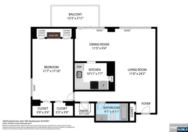 2nd image of 160 Overlook Ave, Hackensack, NJ 07601