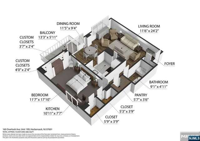 41st image of 160 Overlook Ave #19D, Hackensack, NJ 07601 | MLS# 26026962