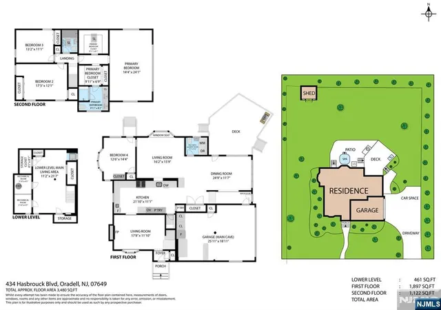 Photo 2 of Single family home for sale at 434 Hasbrouck Blvd, Oradell, NJ 07649 | MLS# 26027146 | Listing updated on 2026-09-17