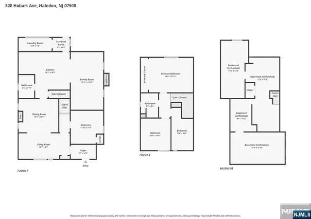 42nd image of 328 Hobart Ave, Haledon, NJ 07508 | MLS# 26027316