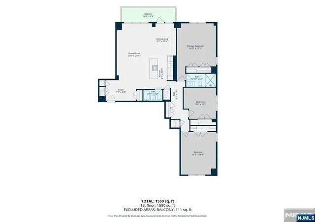 2nd image of 6600 Jfk Blvd E #23D, West New York, NJ 07093 | MLS# 26027672