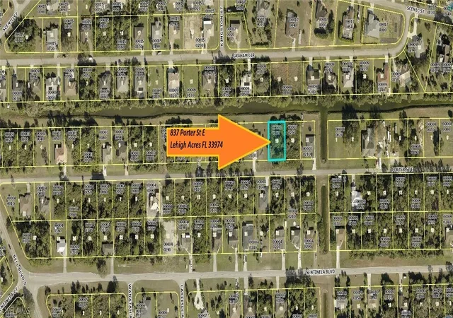 Photo 1 of Land for sale at 837 Porter St E, Lehigh Acres, FL 33974 | MLS# 222042598 | Listing updated on 2026-08-24