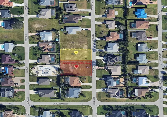 Photo 2 of Land for sale at 4426 Sw 14th Avenue, Cape Coral, FL 33914 | MLS# 224078069 | Listing updated on 2026-08-25