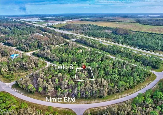Photo 1 of Land for sale at 515 Ladd St, Lehigh Acres, FL 33974 | MLS# 2025018661 | Listing updated on 2026-08-23