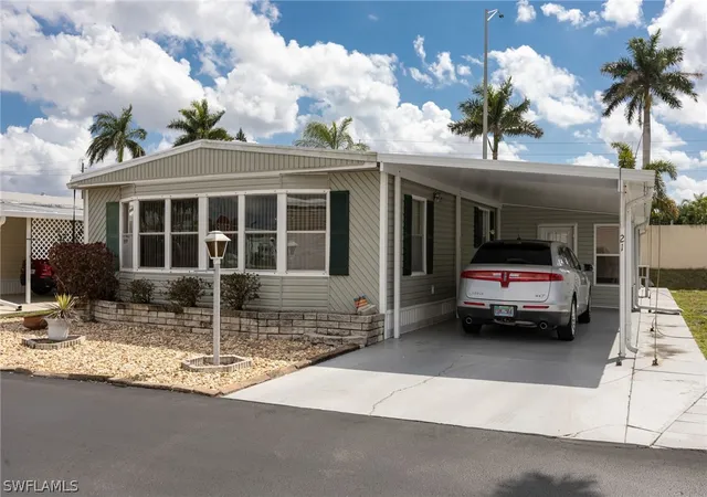Manufactured home for sale at 21 San Lu Rue Ave #21, Naples, FL 34104 | MLS# 226008817