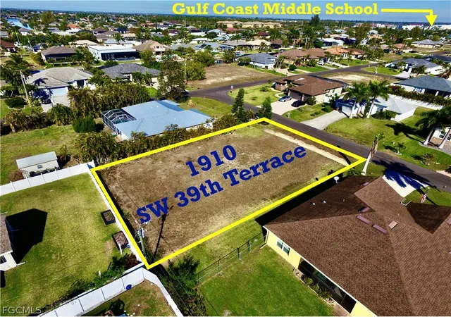 Photo 1 of Land for sale at 1910 Sw 39th Terrace, Cape Coral, FL 33914 | MLS# 2026010438 | Listing updated on 2026-08-17
