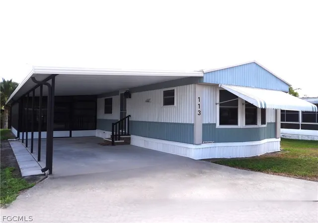 Photo 1 of Manufactured home for sale at 113 Lantern Ln, North Fort Myers, FL 33917 | MLS# 2026012999 | Listing updated on 2026-08-23