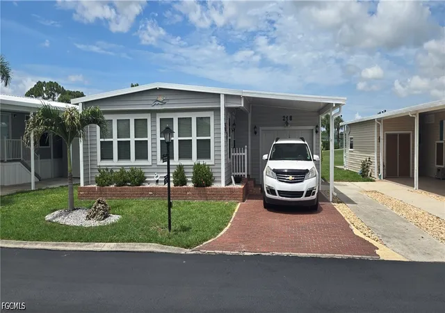 Photo 1 of Manufactured home for sale at 218 Nicklaus Blvd, North Fort Myers, FL 33903 | MLS# 2026024186 | Listing updated on 2026-08-17