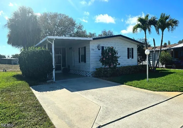 Manufactured home for sale at 537 Charlemagne Blvd, Naples, FL 34112 | MLS# 2026028006