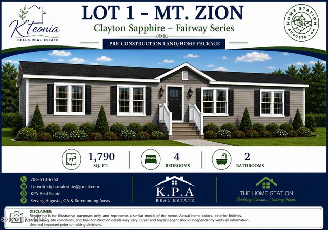Photo 1 of Manufactured home for sale at 456 Mt Zion Rd, Trenton, SC 29847 | MLS# 100590670 | Listing updated on 2026-08-19