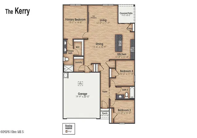 Photo 2 of Single family home for sale at 536 Barrelwood Dr #Lot 85, Jacksonville, NC 28546 | MLS# 100597156 | Listing updated on 2026-09-10
