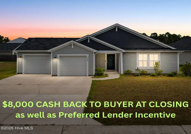 Photo 1 of Single family home for sale at 1568 W New Carraway Pl Se, Bolivia, NC 28422 | MLS# 100591215 | Listing updated on 2026-08-31