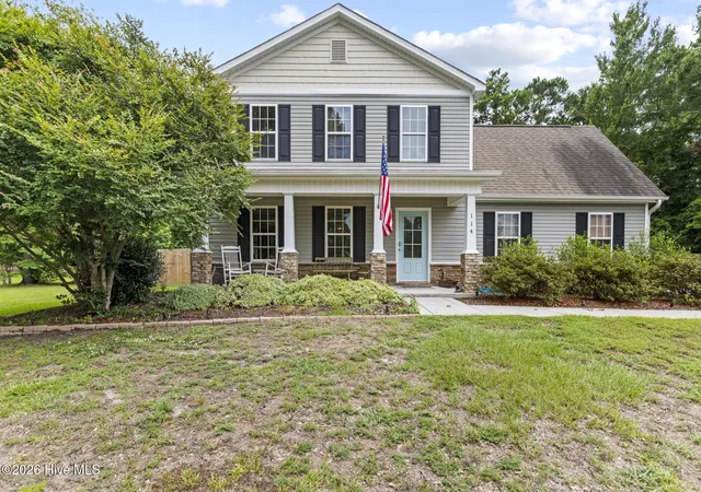 Photo 1 of Single family home for sale at 114 Norine Dr, Holly Ridge, NC 28445 | MLS# 100589327 | Listing updated on 2026-09-09
