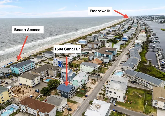Photo 4 of Single family home for sale at 1504 Canal Dr, Carolina Beach, NC 28428 | MLS# 100590471 | Listing updated on 2026-08-19