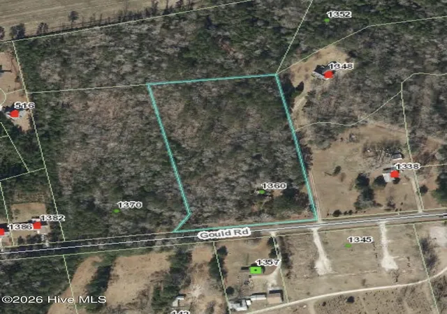 Photo 2 of Land for sale at 1360 Gould Rd, Jacksonville, NC 28540 | MLS# 100592732 | Listing updated on 2026-09-05