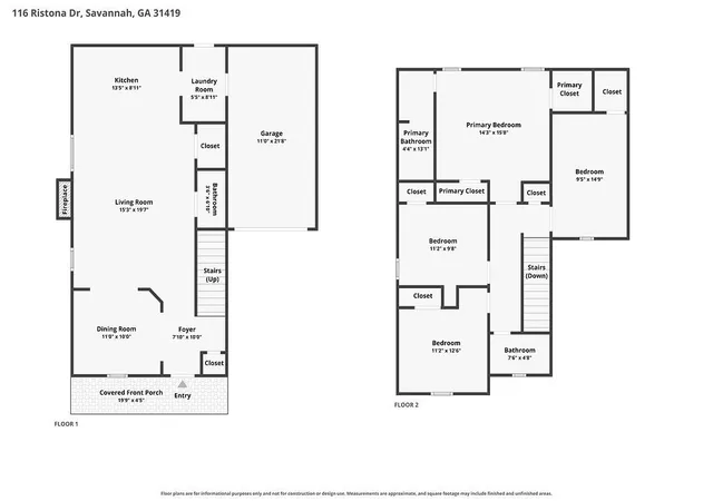 Photo 3 of Single family home for sale at 116 Ristona Dr, Savannah, GA 31419 | MLS# SA361013 | Listing updated on 2026-09-10
