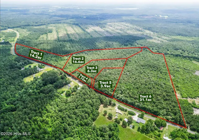 Photo 4 of Land for sale at 16ac Davis Rd, Richlands, NC 28574 | MLS# 100595138 | Listing updated on 2026-09-14