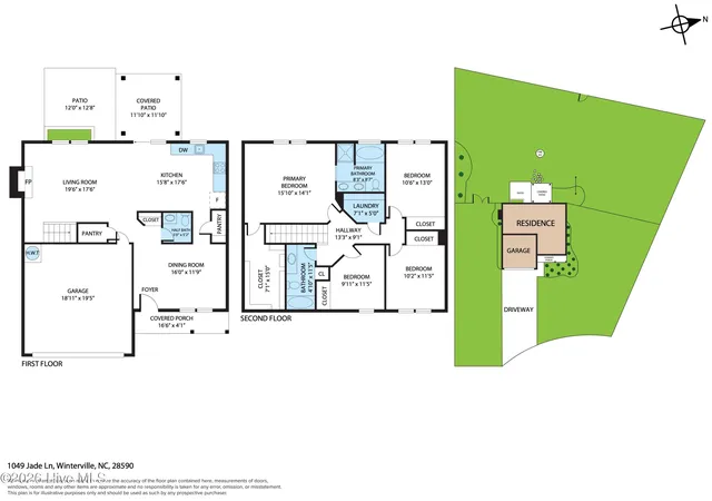 Photo 2 of Single family home for sale at 1049 Jade Ln, Winterville, NC 28590 | MLS# 100591105 | Listing updated on 2026-09-12