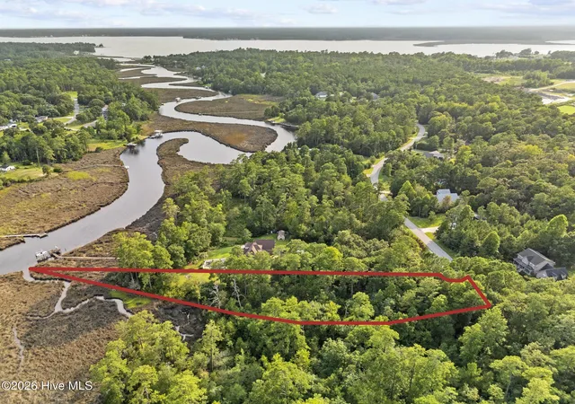 Photo 1 of Land for sale at 276 White Oak Bluff Rd, Stella, NC 28582 | MLS# 100598649 | Listing updated on 2026-09-16