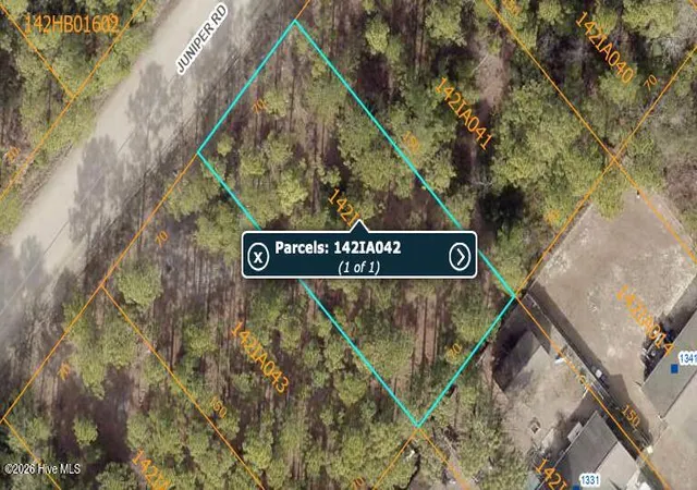 Photo 1 of Land for sale at Lot 45 Juniper Rd, Southport, NC 28461 | MLS# 100597796 | Listing updated on 2026-08-20