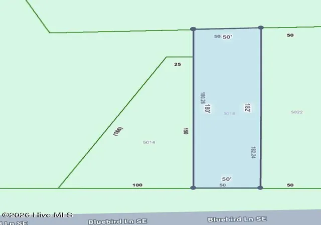Photo 1 of Land for sale at 5018 Bluebird Ln Se, Boiling Spring Lakes, NC 28461 | MLS# 100599090 | Listing updated on 2026-08-31
