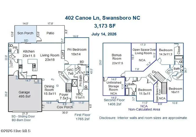 Photo 2 of Single family home for sale at 402 Canoe Ln, Swansboro, NC 28584 | MLS# 100589621 | Listing updated on 2026-09-13