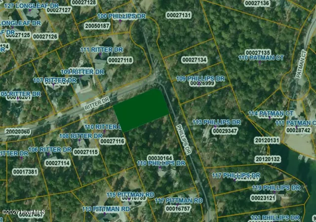 Photo 2 of Land for sale at 112 Ritter Dr, Seven Lakes, NC 27376 | MLS# 100598957 | Listing updated on 2026-08-26