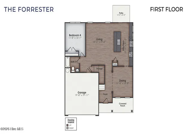 Photo 3 of Single family home for sale at 1207 Sandy Hts Loop #Lot 121, Leland, NC 28451 | MLS# 100593827 | Listing updated on 2026-09-19