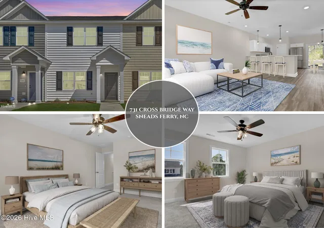 Photo 1 of Townhouse for sale at 728 Cross Brg Way #Lot 9, Sneads Ferry, NC 28460 | MLS# 100537568 | Listing updated on 2026-09-02