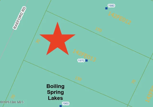 Photo 2 of Land for sale at 1970 Raeford Rd, Boiling Spring Lakes, NC 28461 | MLS# 100599106 | Listing updated on 2026-09-10