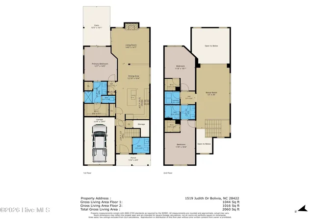Photo 2 of Single family home for sale at 1519 Judith Dr Se, Bolivia, NC 28422 | MLS# 100592858 | Listing updated on 2026-09-06
