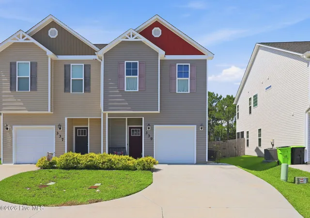 Photo 1 of Townhouse for sale at 339 Frisco Wy, Holly Ridge, NC 28445 | MLS# 100599479 | Listing updated on 2026-08-28