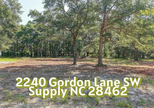 Photo 2 of Land for sale at 2240 Gordon Ln Sw, Supply, NC 28462 | MLS# 100599107 | Listing updated on 2026-09-24