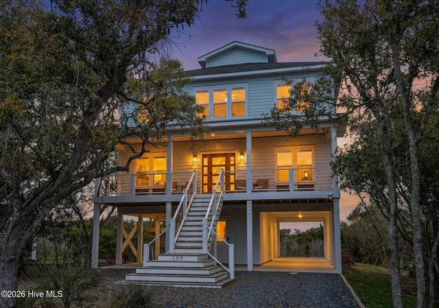 Photo 1 of Single family home for sale at 109 Old Village Ln, North Topsail Beach, NC 28460 | MLS# 100565526 | Listing updated on 2026-08-23